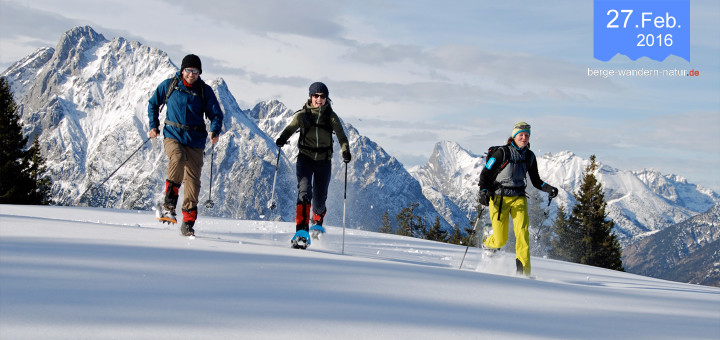 Karwendel Schneeschuhwandern