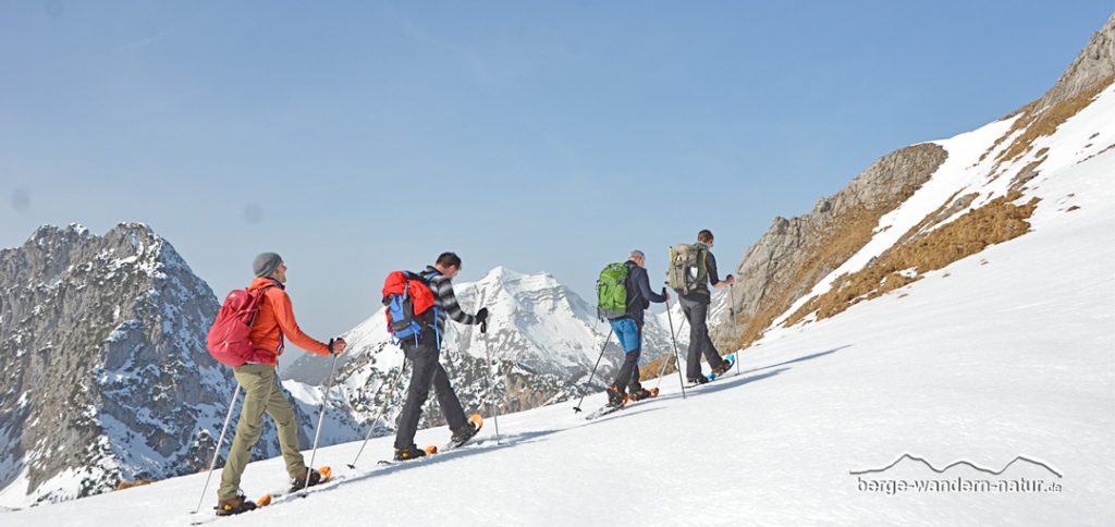 geführte Schneeschuhwanderungen im Naturpark Karwendel