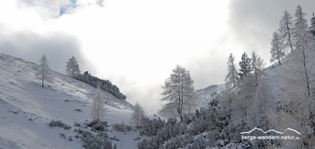 hrtages-Schneeschuhtour auf der unbekannten Seite des Rofangebirges