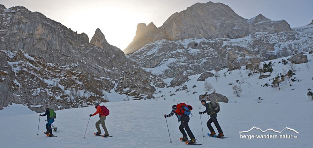geführte Schneeschuhwanderungen im Naturpark Karwendel