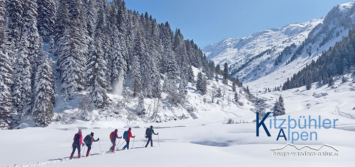 geführtes Schneeschuhwochenende in den Kitzbühler Alpen Tirol