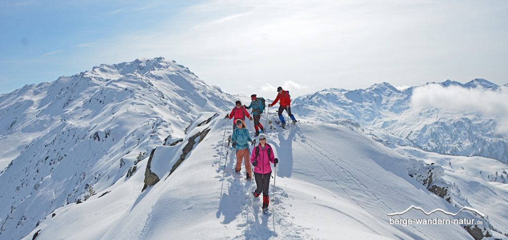 geführtes Schneeschuhwochenende in den Kitzbühler Alpen Tirol