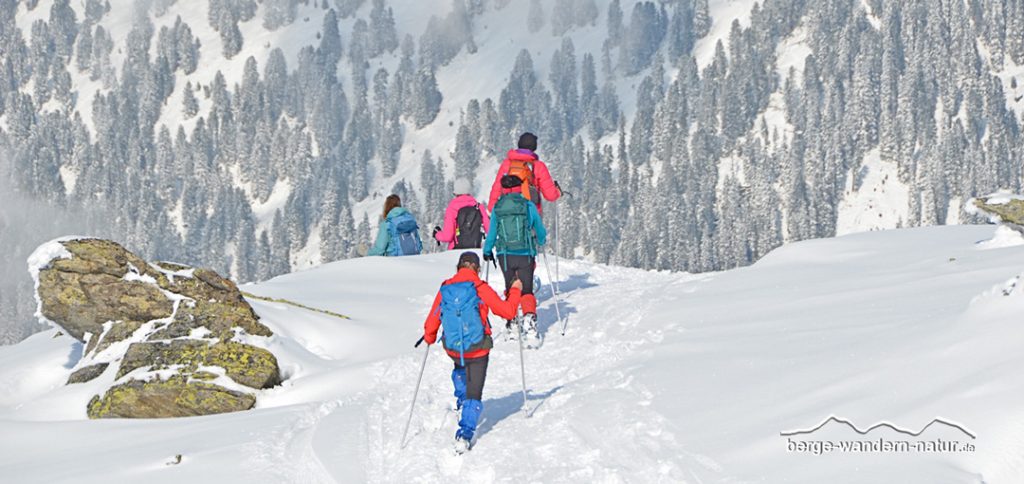 geführtes Schneeschuhwochenende in den Kitzbühler Alpen Tirol