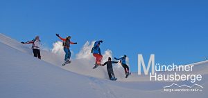 gefuehrte Schneeschuhwanderung München