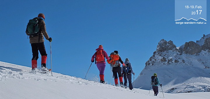 Schneeschuhtour mit Hüttenübernachtung