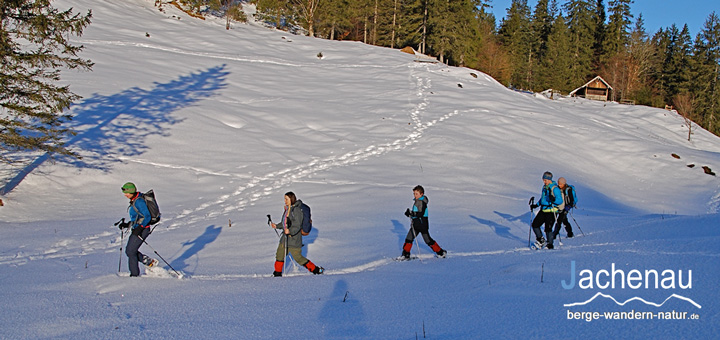 Schneeschuhwandern Lenggries Jachenau