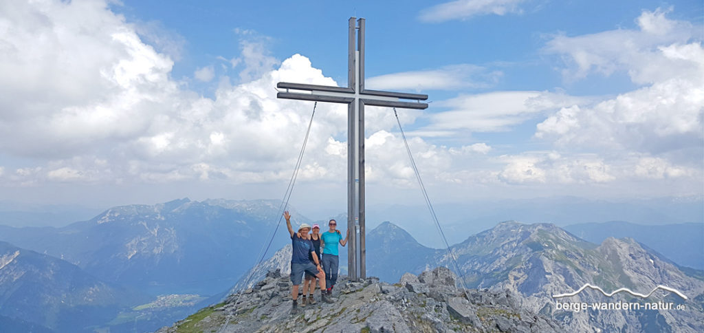 Gipfel des Sonnjochs im Naturpark Karwendel