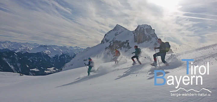 Schneeschuhwandern Bayern Tirol