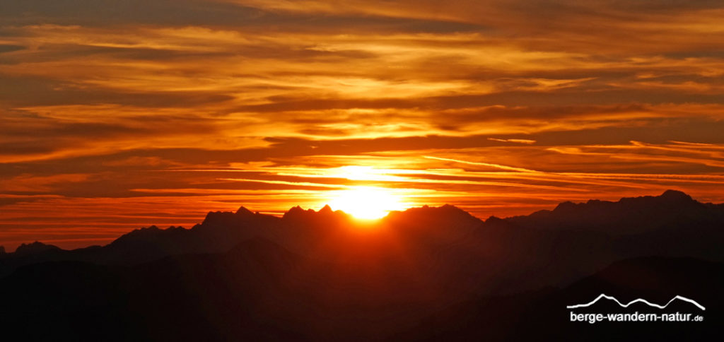 sonnenaufgang wandern achensee