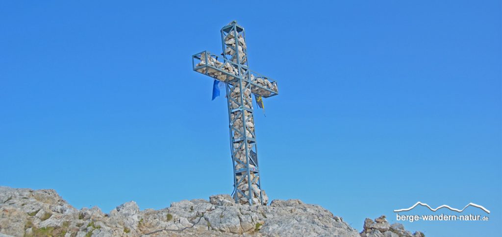 Gipfelkreuz der Rotwand Dolomiten