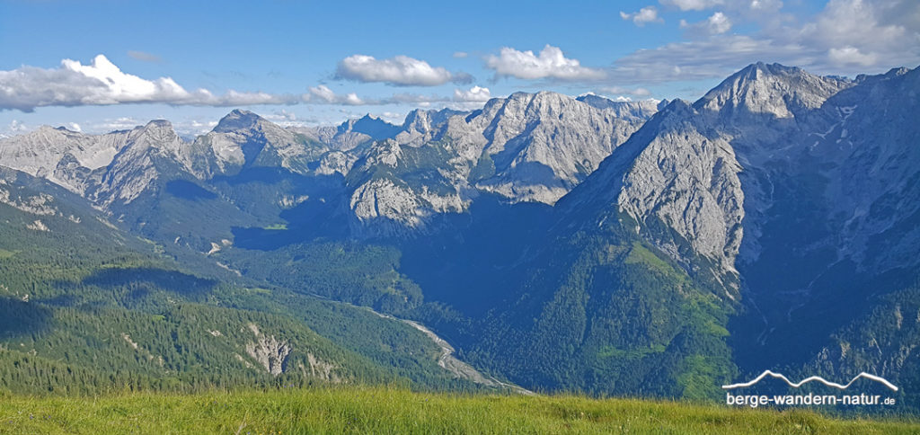Bergpanorama Naturpark Karwendel