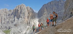 gefuehrte Mehrtagesour durch die Dolomiten