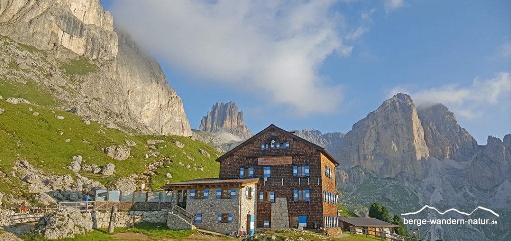 Rotwandhütte bei geführter Dolomitentour
