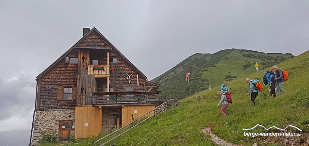 geführte Hüttentour durch das Karwendel, Wandergruppe