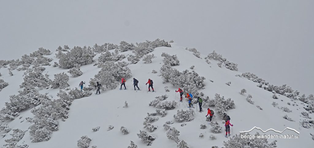 geführte Schneeschuhtour mit LASI berge wandern natur