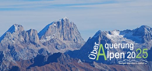 einmal geführt über die Alpen wandern