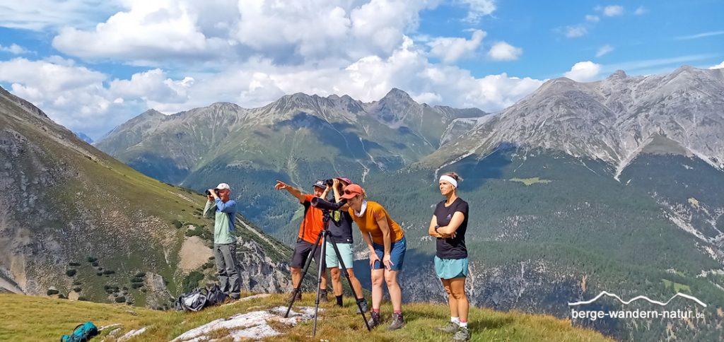 Naturbeobachtung im Schweizer Nationalpark Gruppe LASI