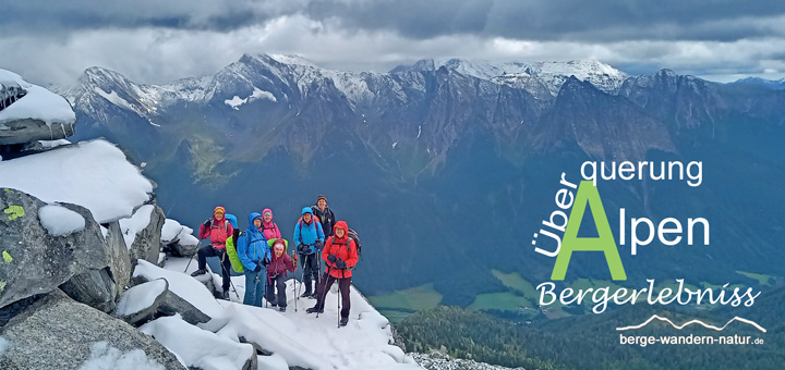Alpenhauptkammdurchquerung und Dolomitendurchquerung