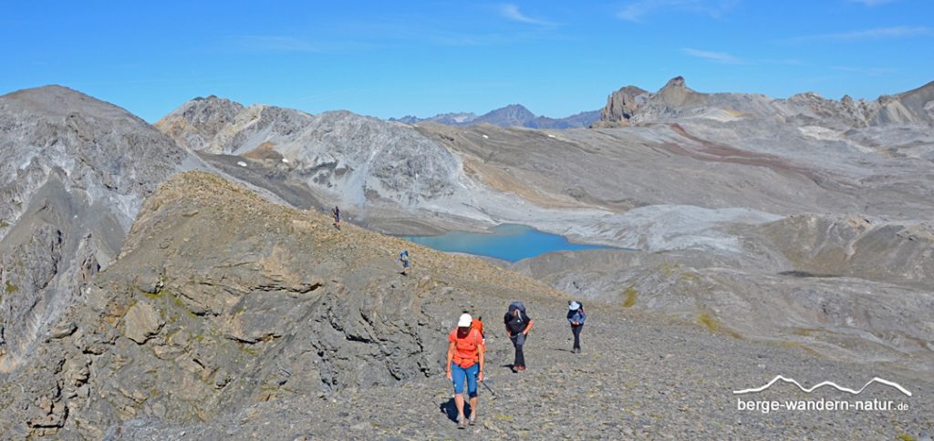 geführte Wandergruppe von LASI  Engadin-Durchquerung