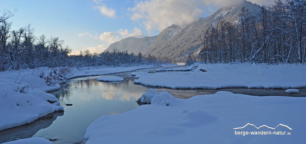 Winterstimmung an der oberen Isar