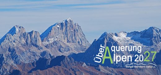 einmal geführt über die Alpen wandern