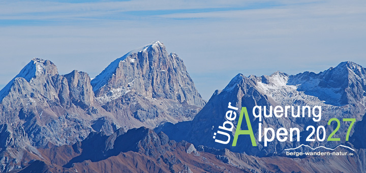 einmal geführt über die Alpen wandern