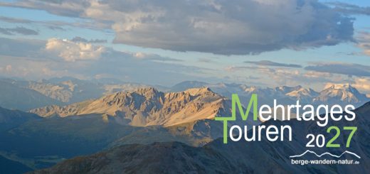 geführte Hüttentouren und Mehrtageswanderungen in den Alpen 2027