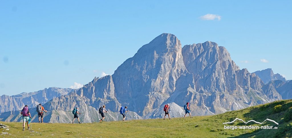 Alpenüberquerung Gruppe LASI mit kleinem Fußabdruck