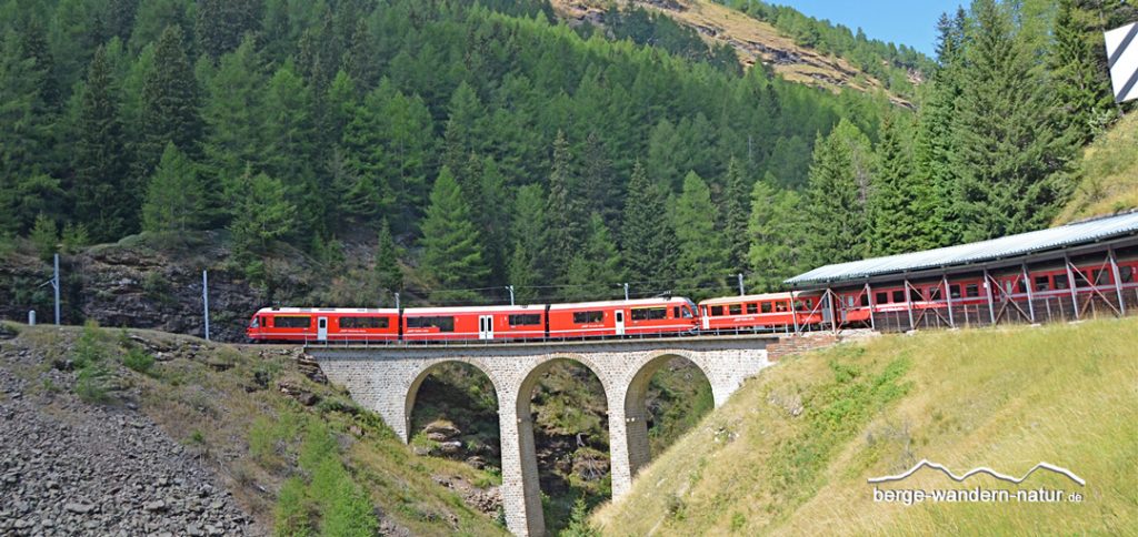 Berninaexpress mit berge-wandern-natur