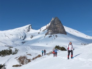 Frauen Schneeschuhtour im Rofan  